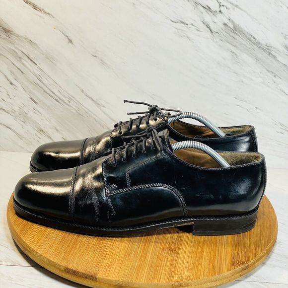 Bostonian Men’s Classic Dress Shoes Size 11M Black Leather